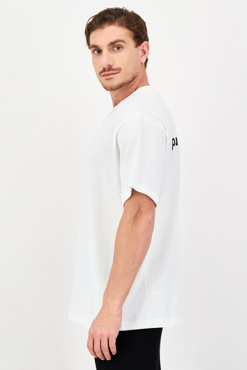 PUMA Men Sportswear Fit Short Sleeve Outdoor T-Shirt, White - Image 2
